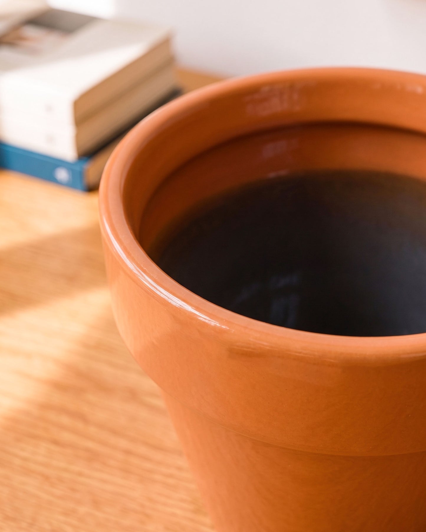 Modern Collar Ceramic Planter