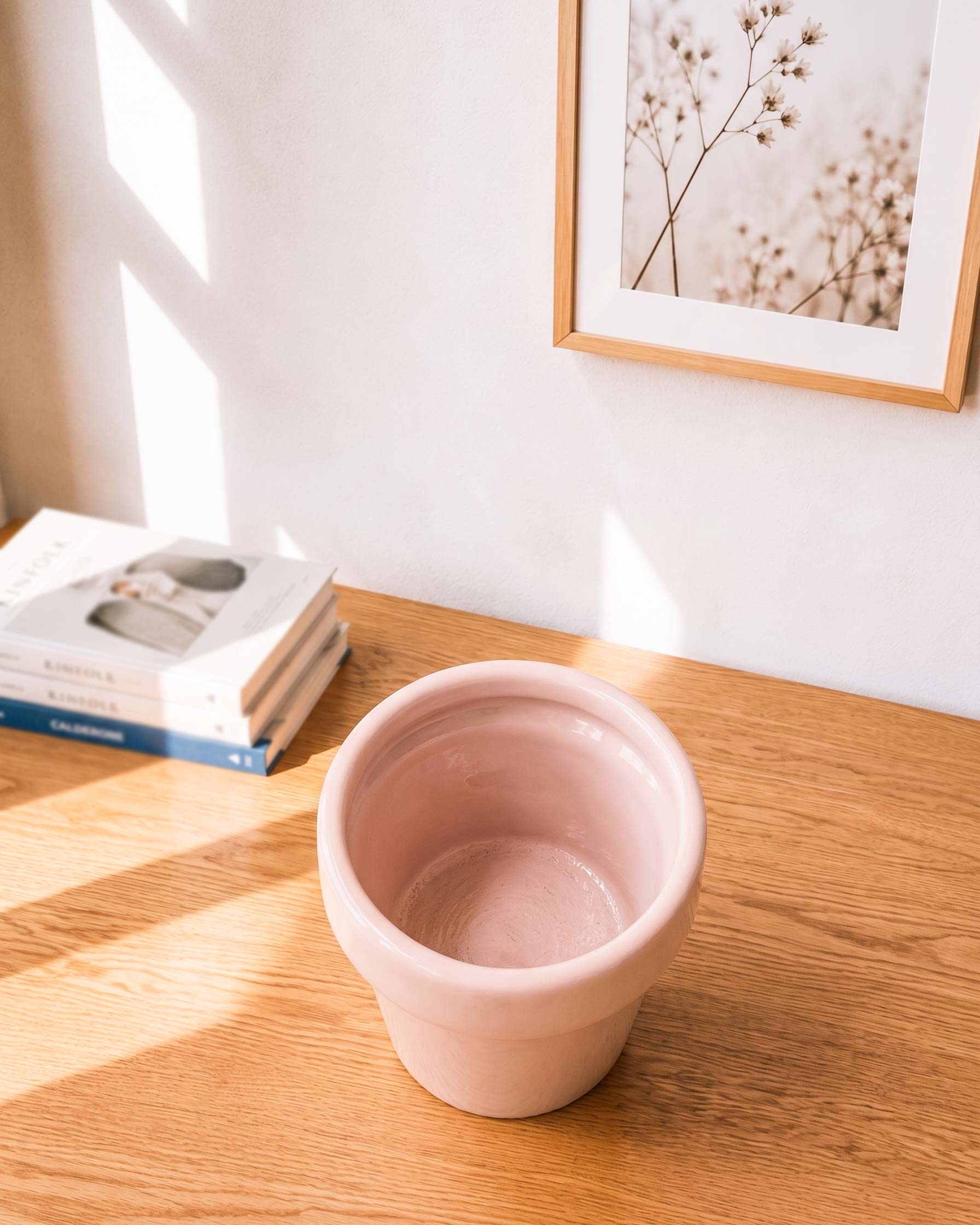 Modern Collar Ceramic Planter