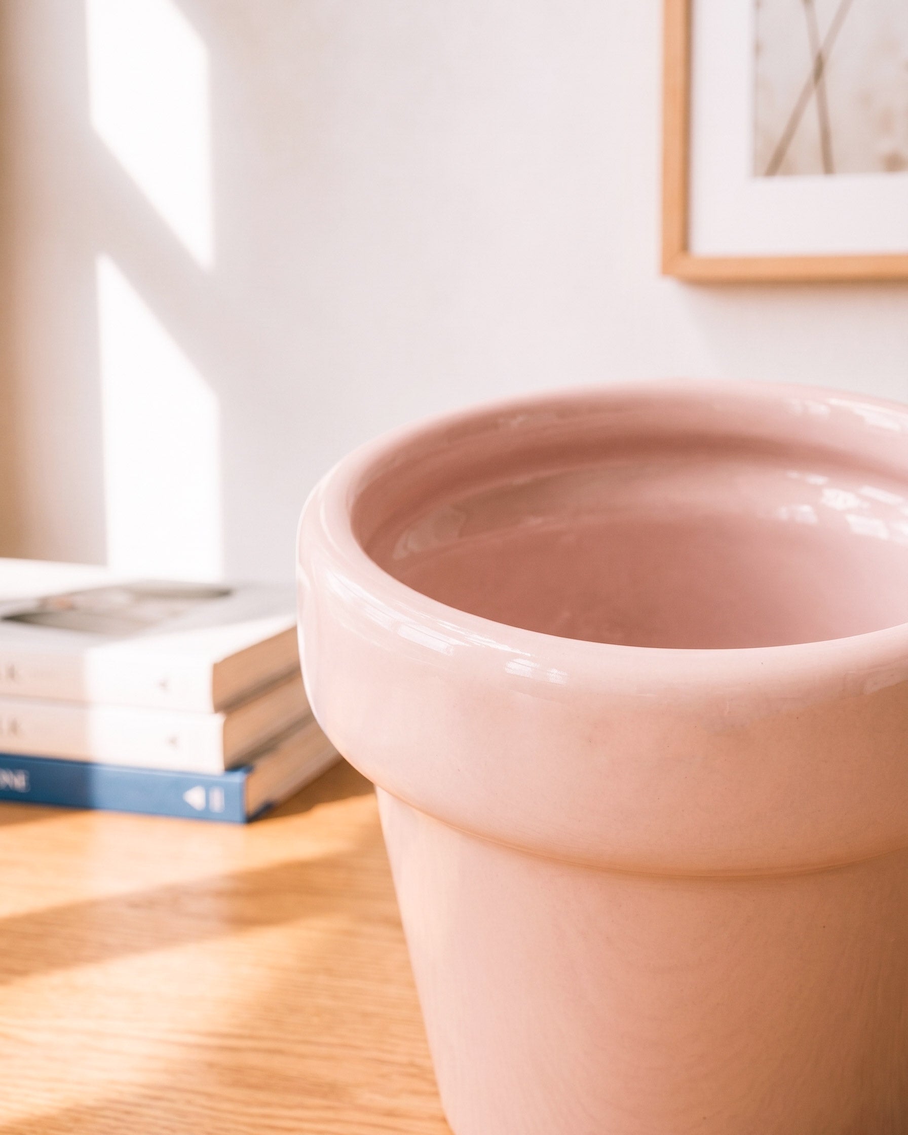 Modern Collar Ceramic Planter
