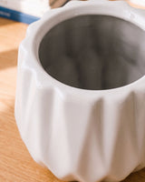 Faceted Luxe Ceramic Planter
