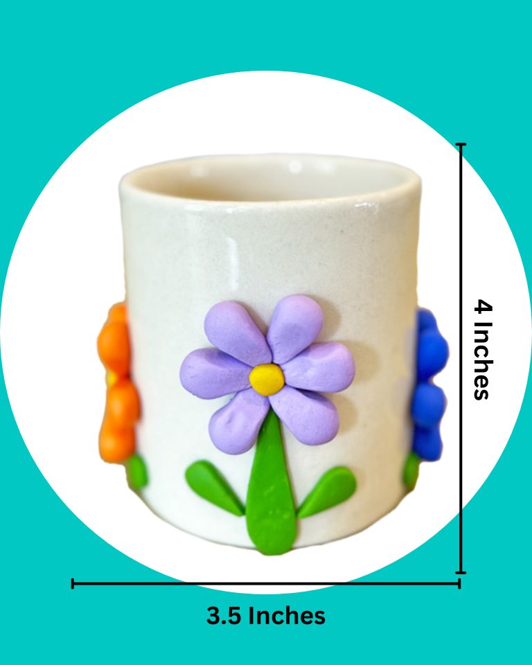 Flowers Handmade Ceramic Planter