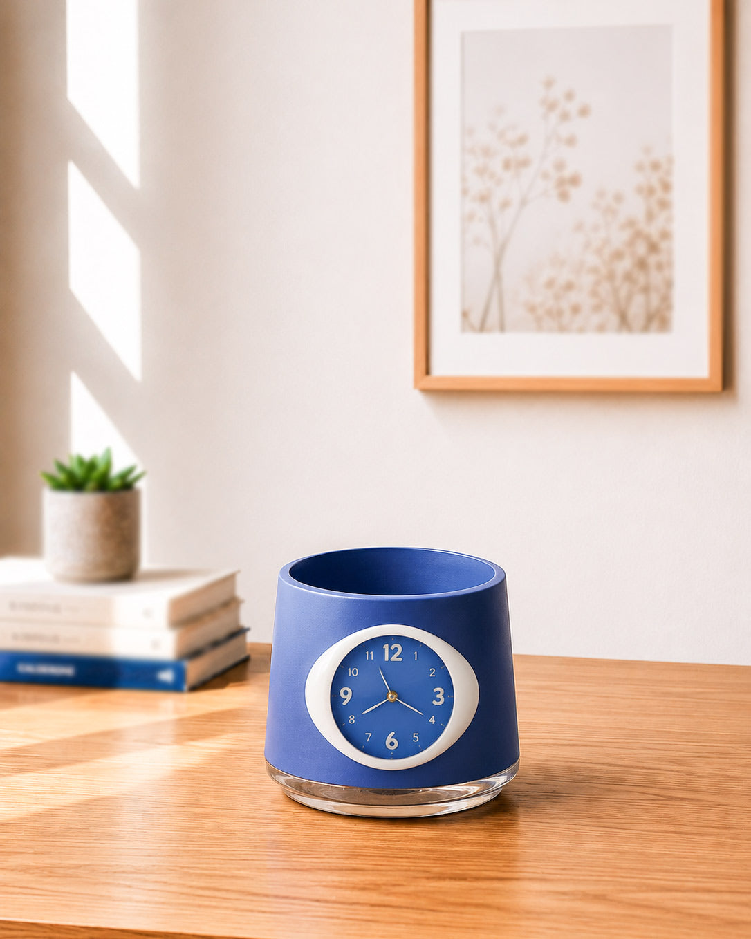 Self Watering Pot with Clock