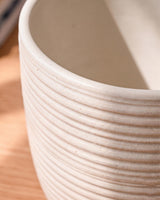 Ribbed Ceramic Planter