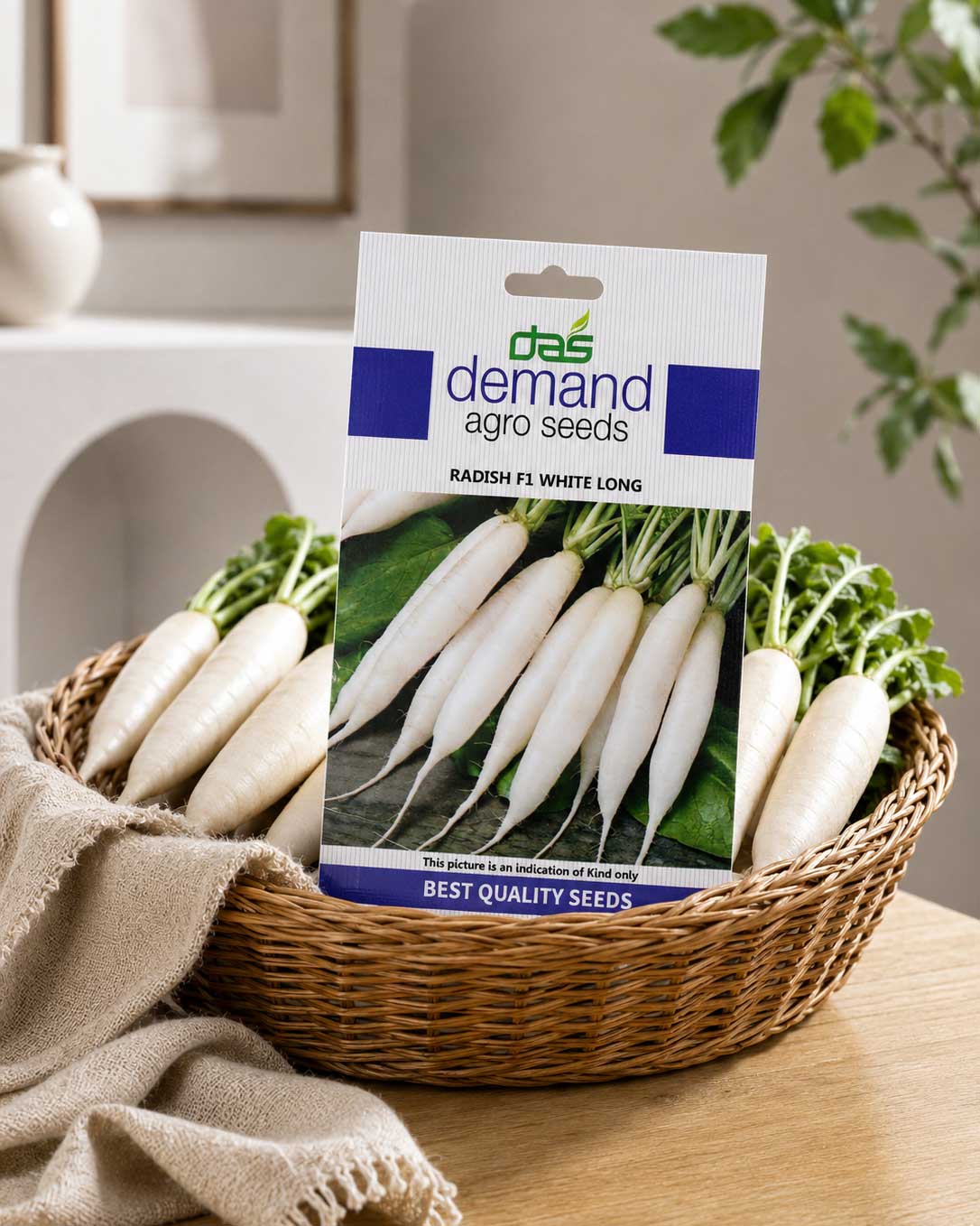Radish Seeds (F1 White Long)