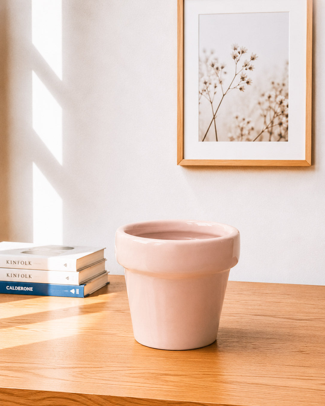 Modern Collar Ceramic Planter