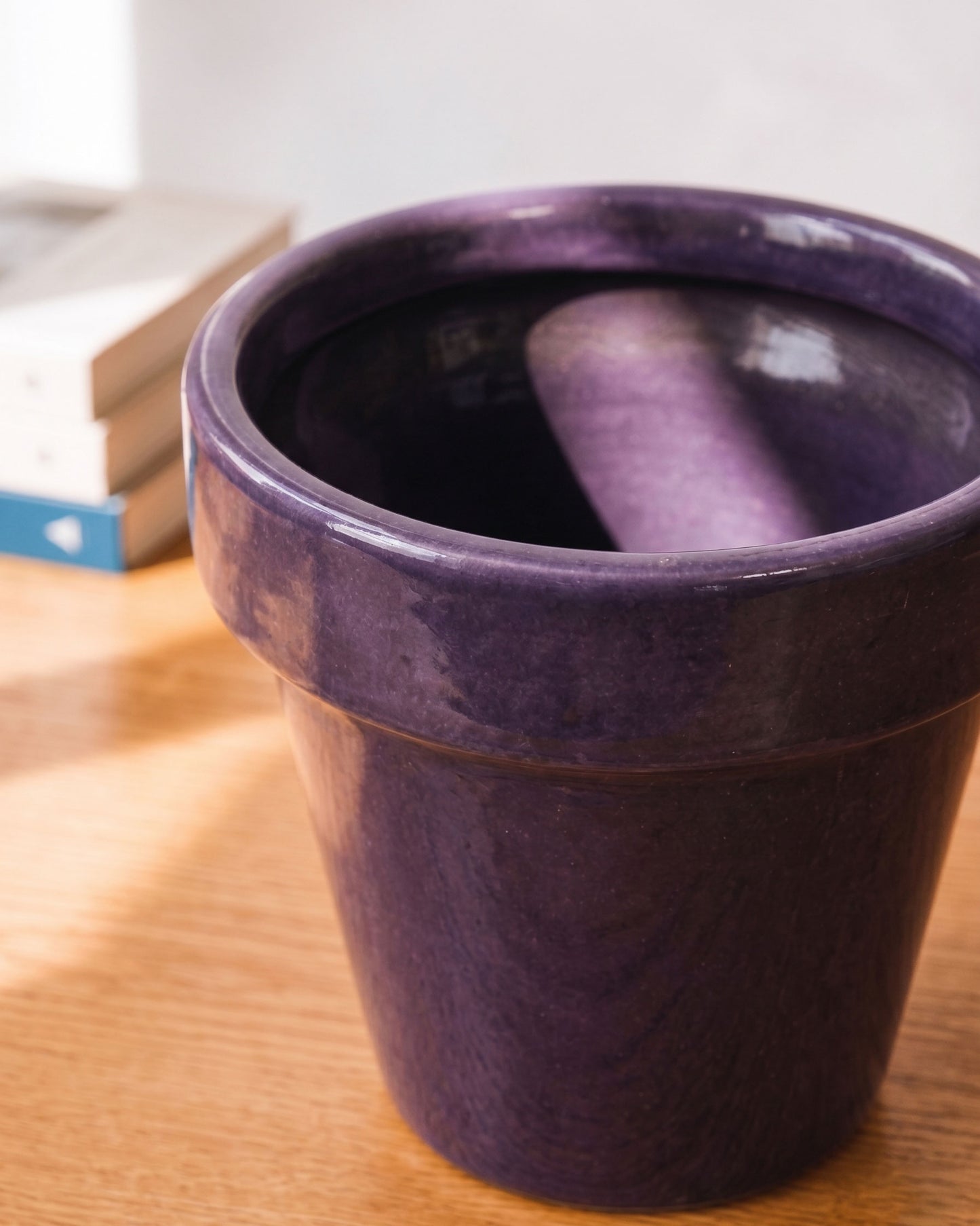 Modern Collar Ceramic Planter
