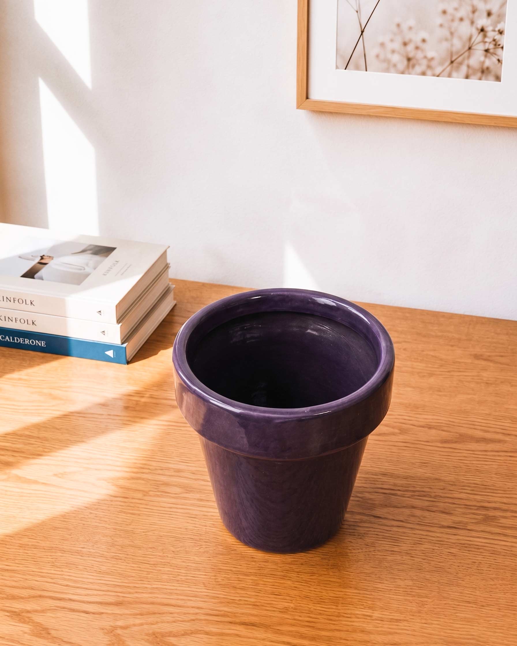 Modern Collar Ceramic Planter