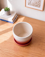Modern Colorblock Ceramic Pot