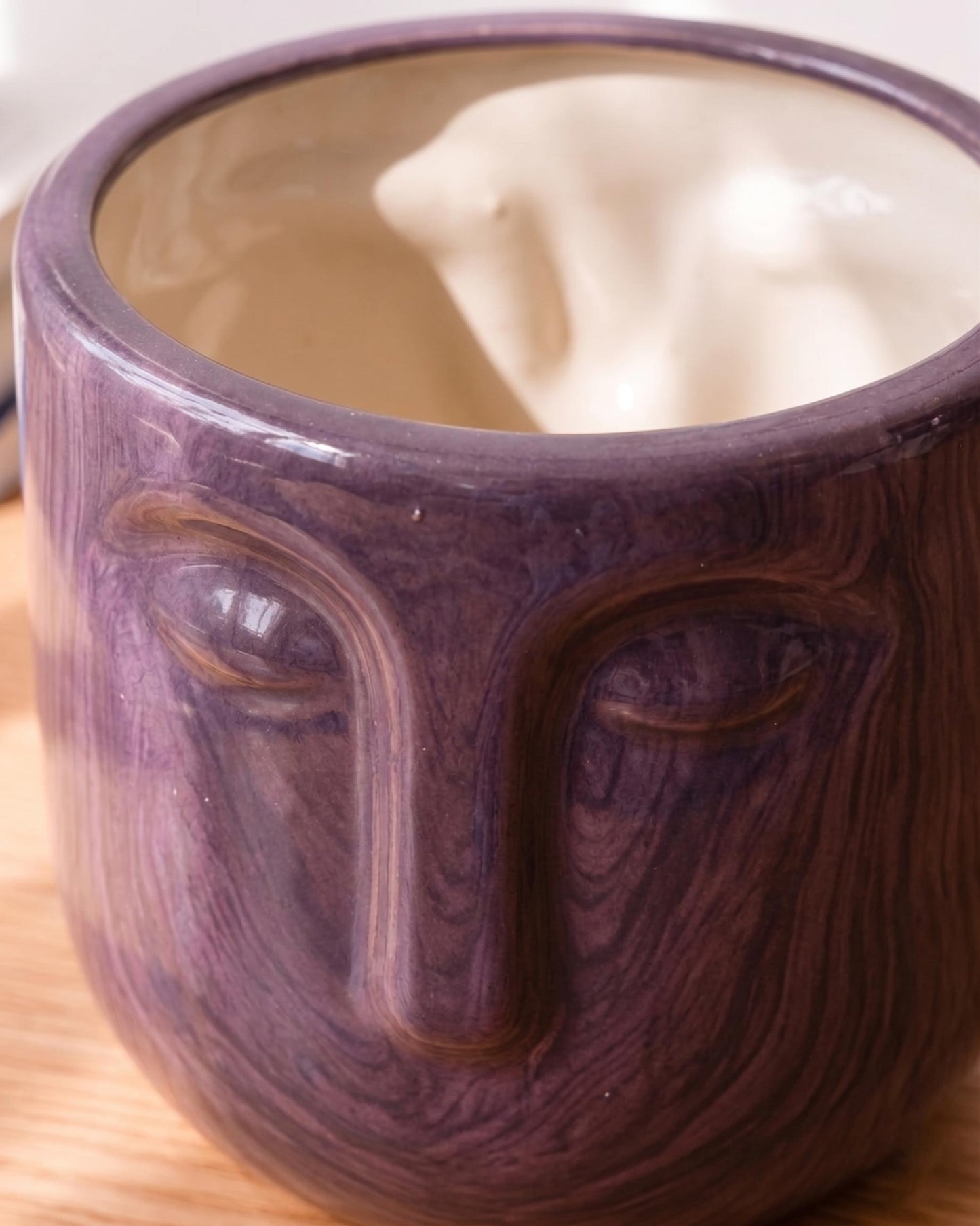 Ceramic Face Pot