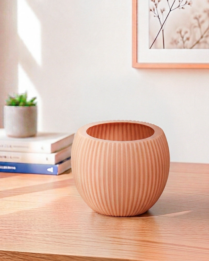 Round Melon Pot