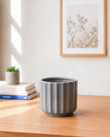 Modern Curved Ceramic Pot