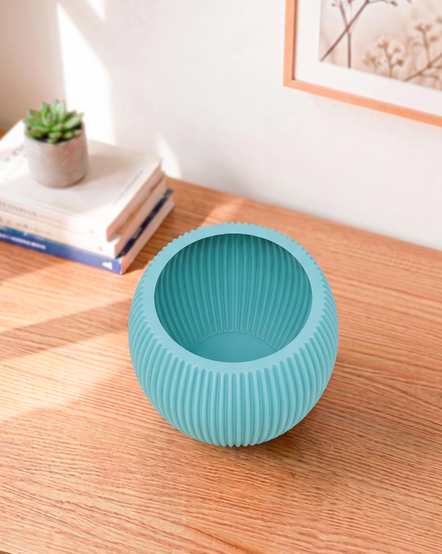 Round Melon Pot