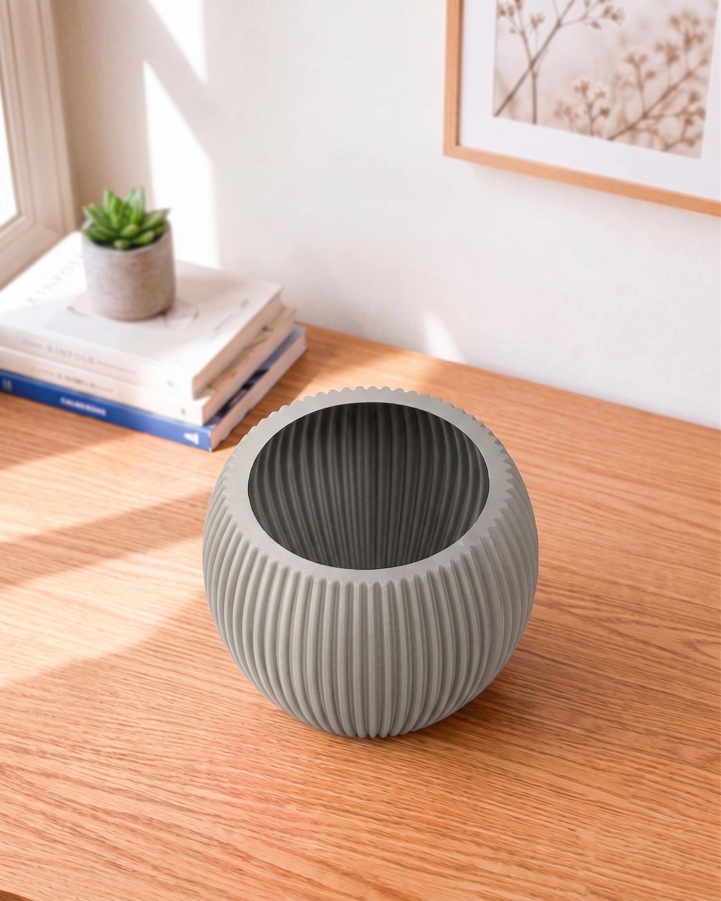 Round Melon Pot