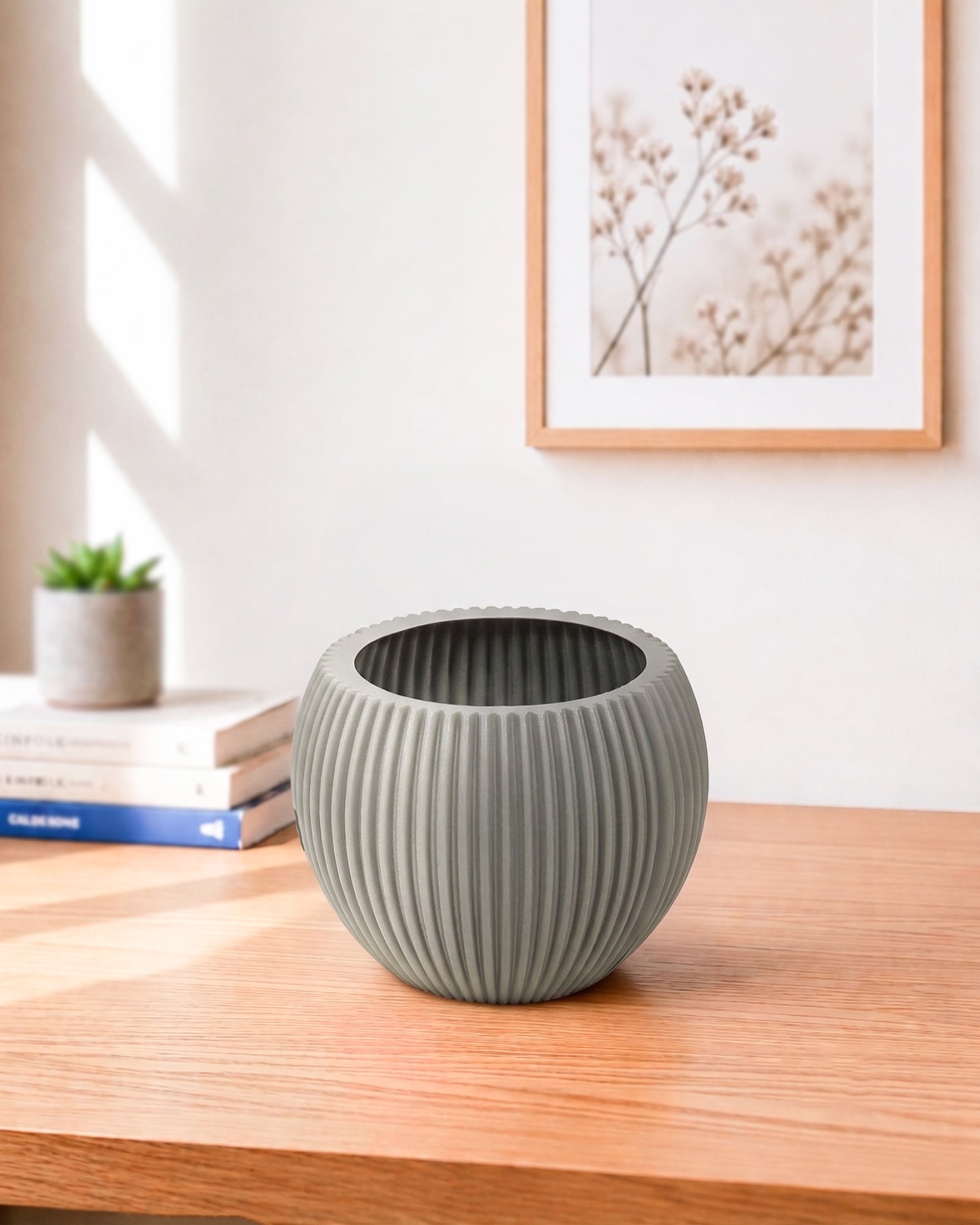 Round Melon Pot
