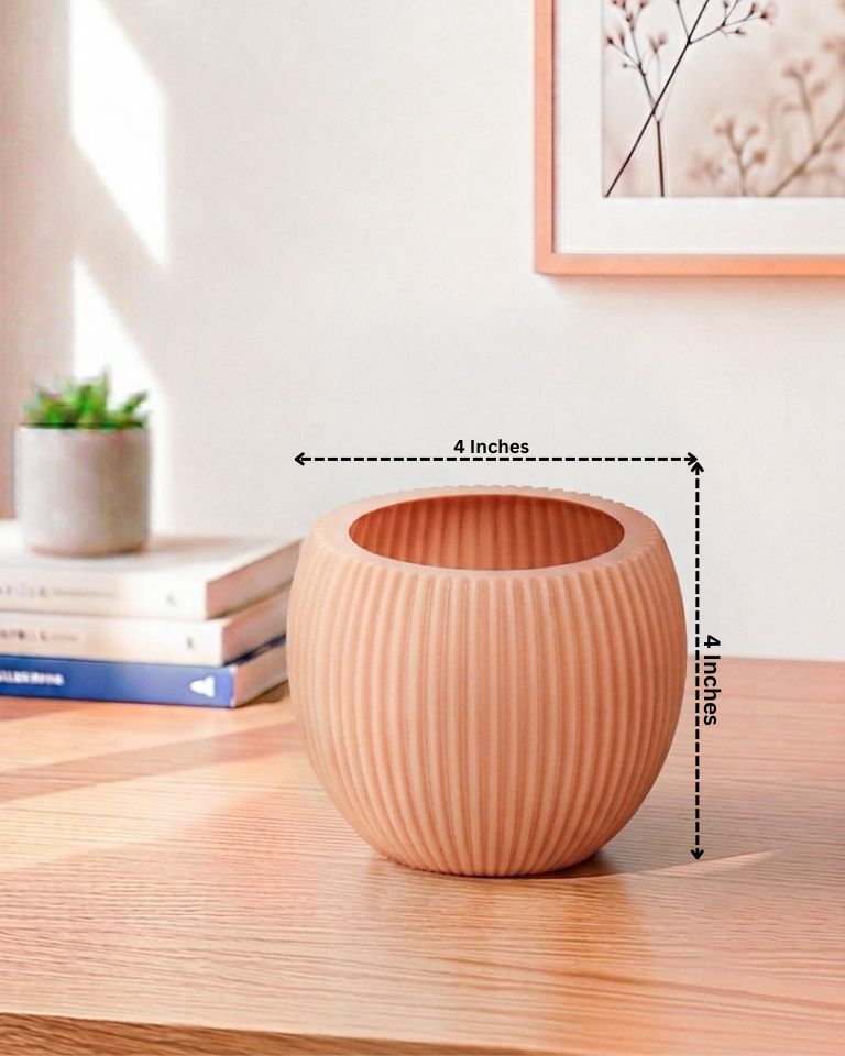 Round Melon Pot