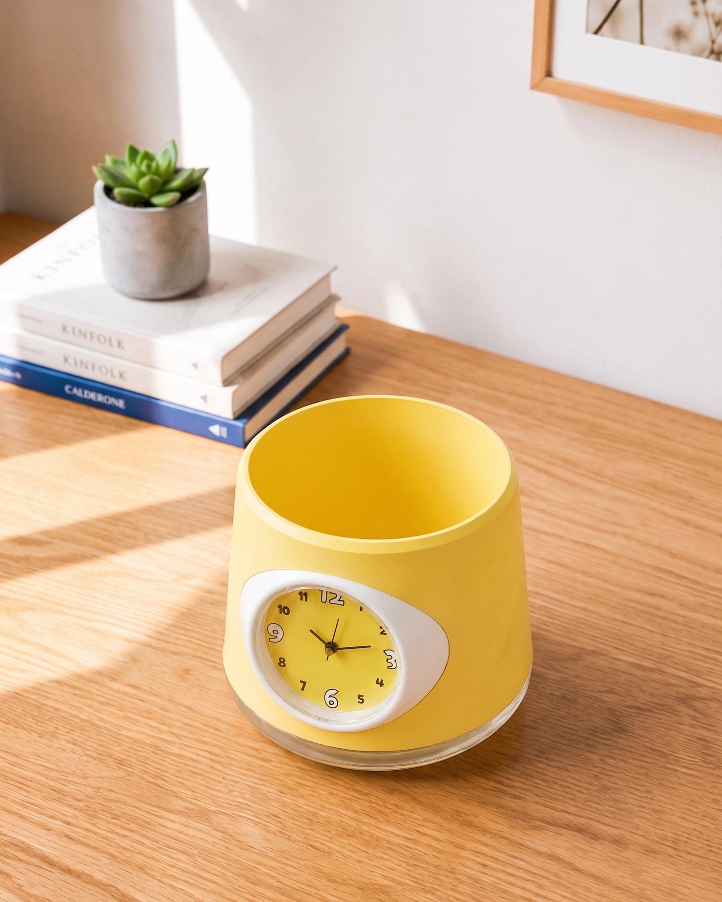 Self Watering Pot with Clock