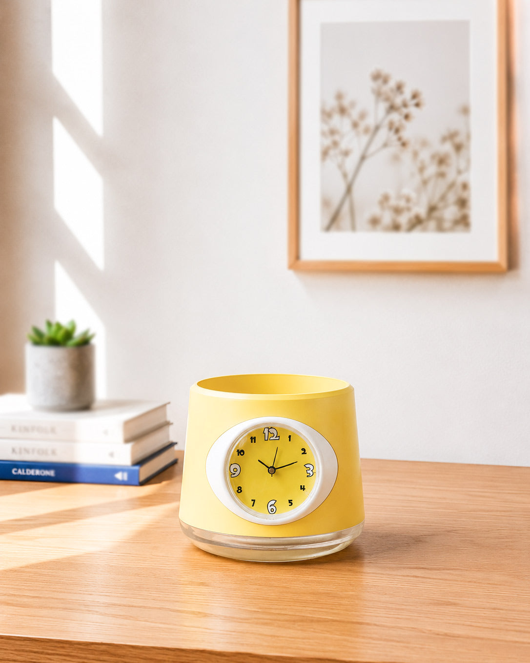 Self Watering Pot with Clock