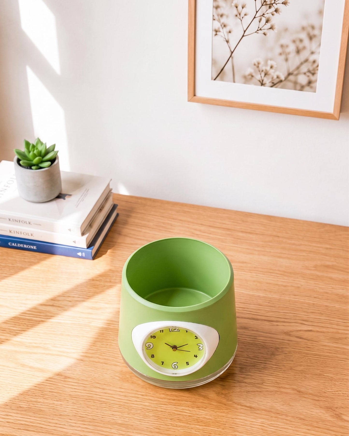 Self Watering Pot with Clock