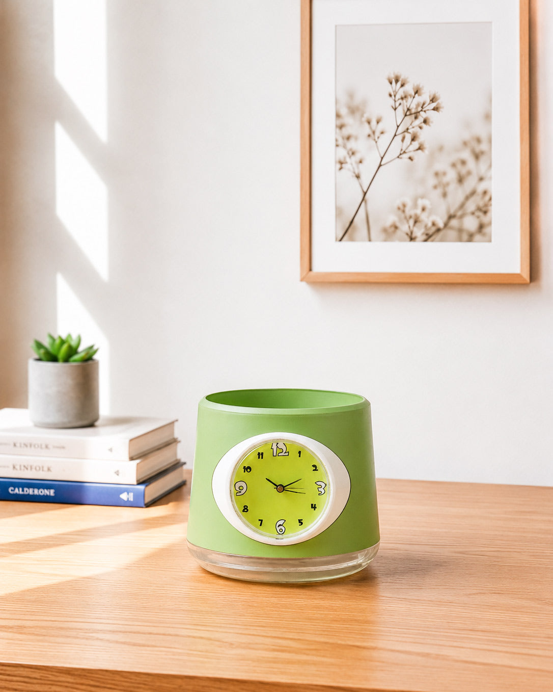 Self Watering Pot with Clock