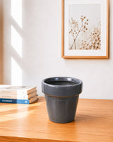 Modern Collar Ceramic Planter