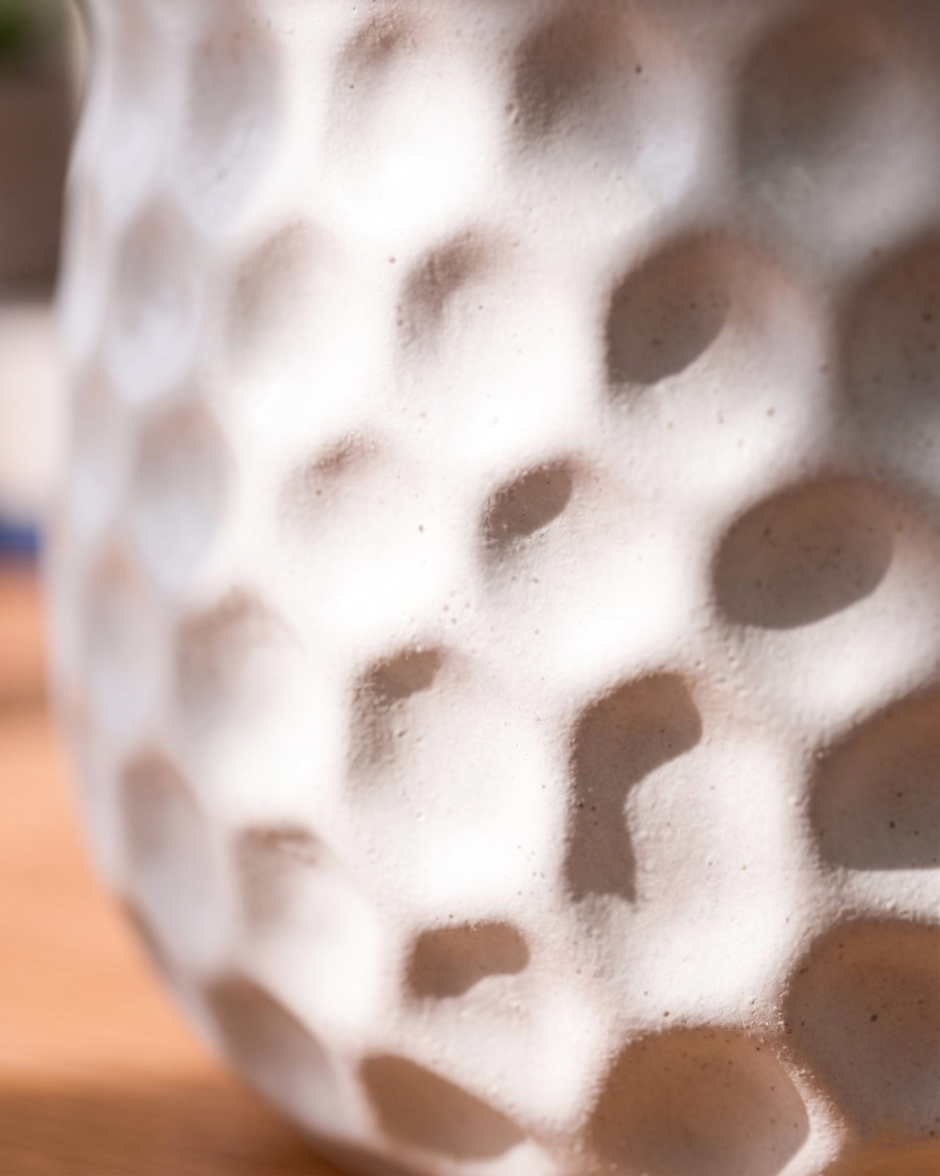 Hammered Ceramic Pot