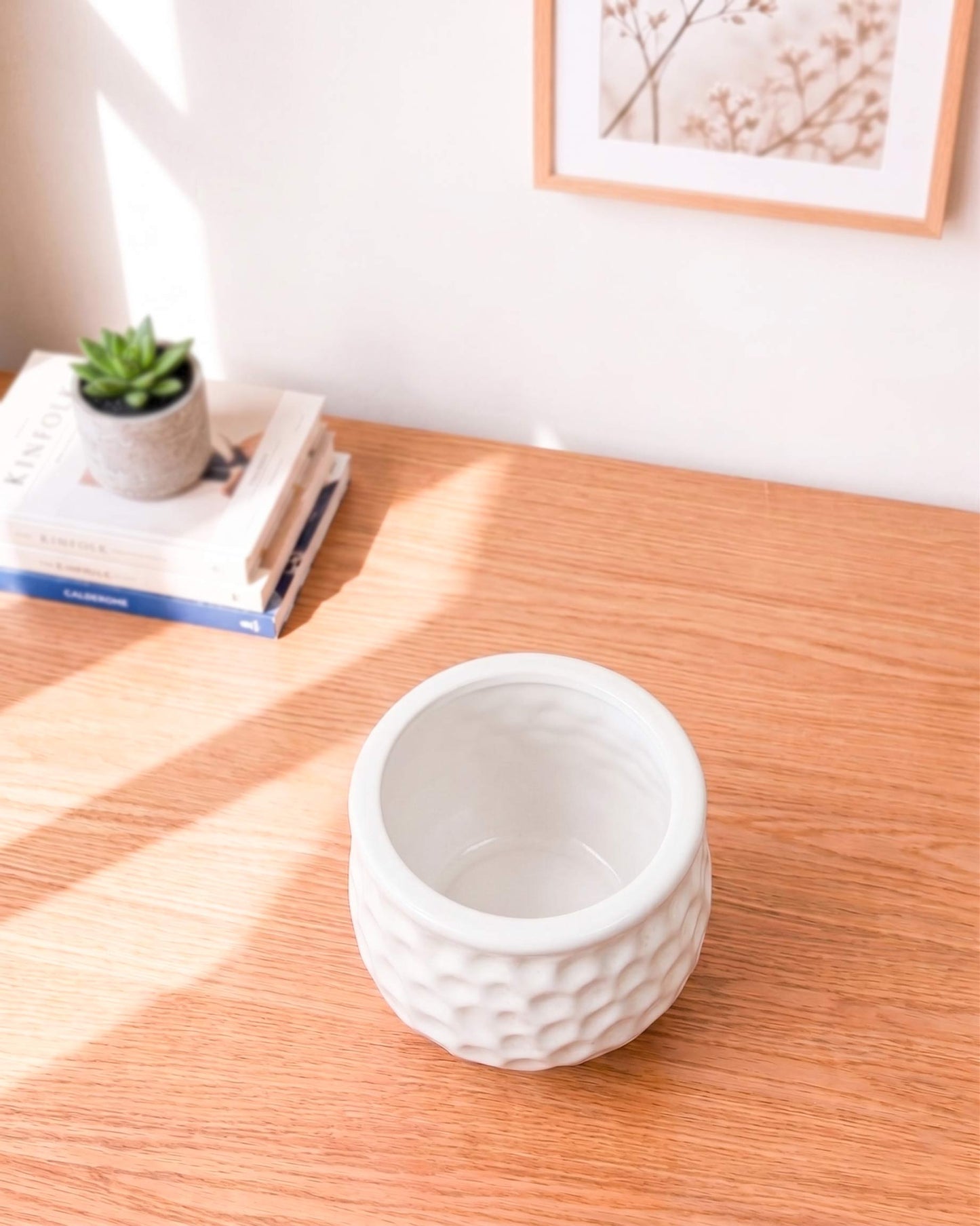 Hammered Ceramic Pot