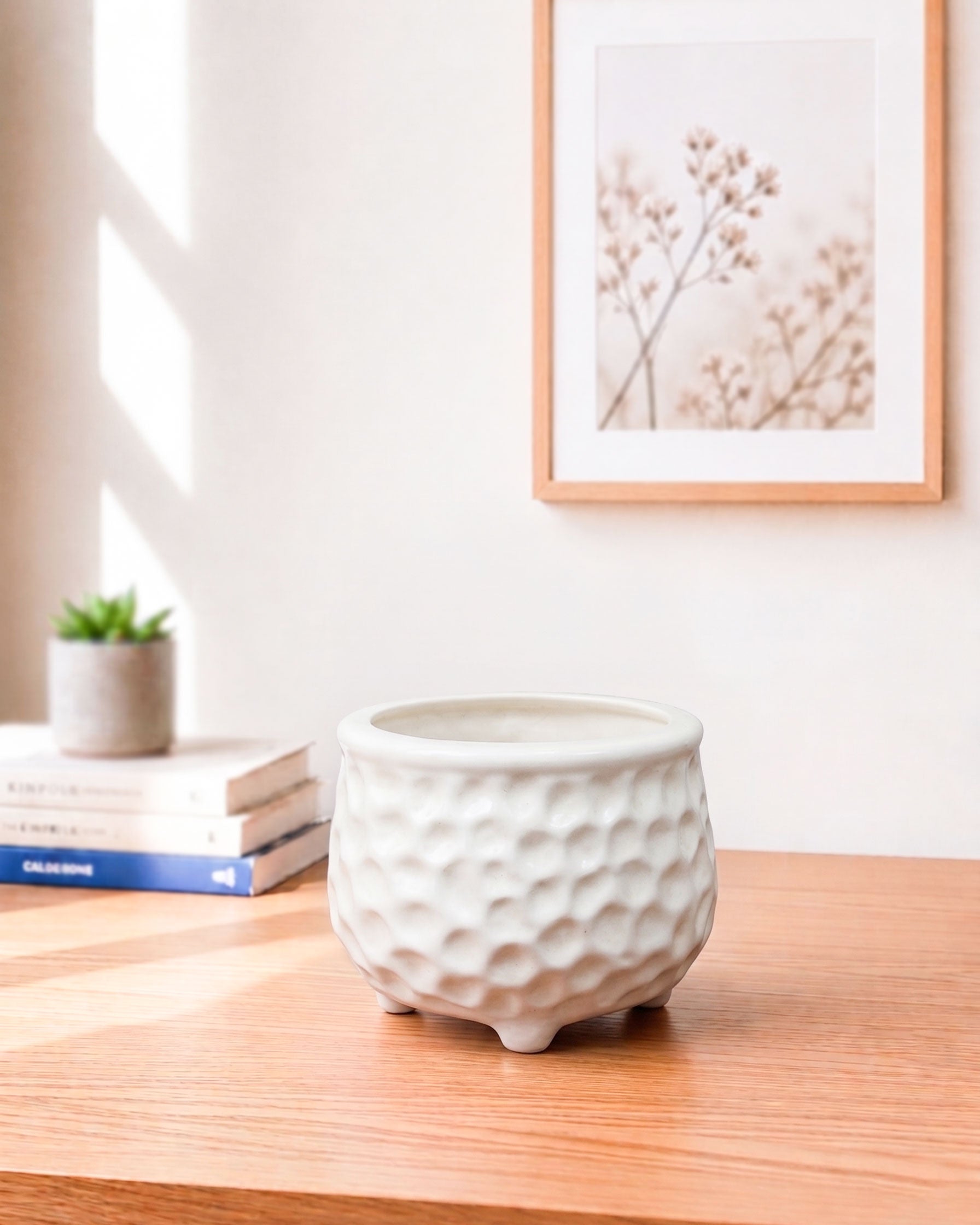 Hammered Ceramic Pot