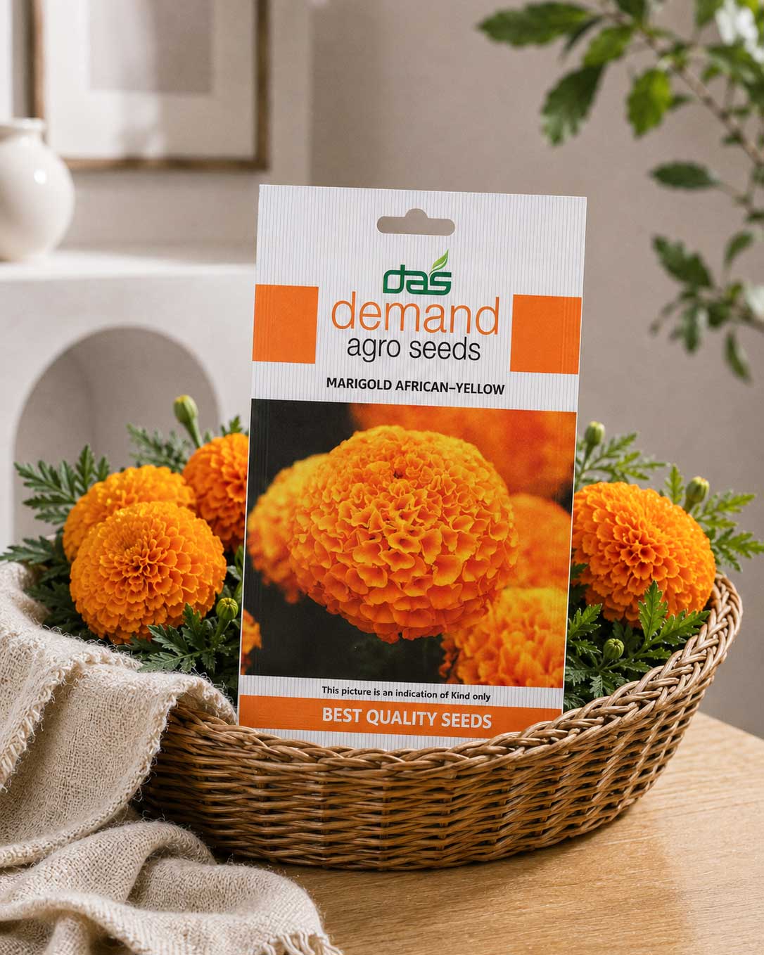 Marigold African-Yellow Seeds