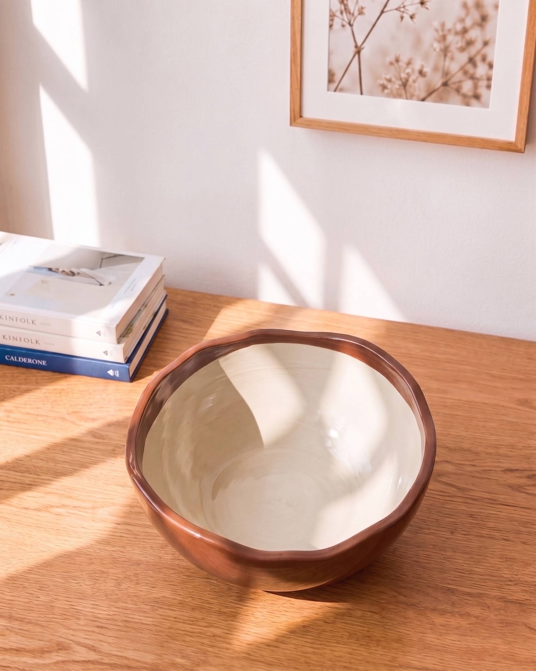 Wave Edge Ceramic Planter