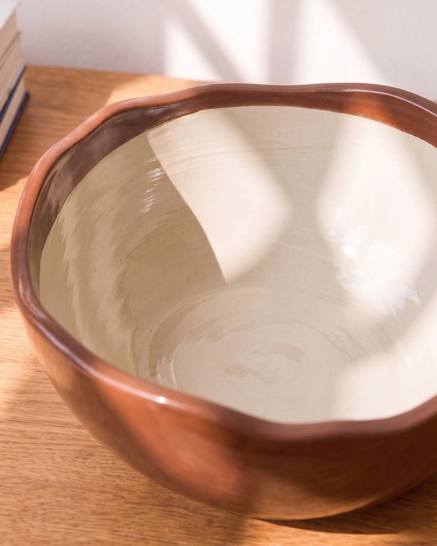 Wave Edge Ceramic Planter