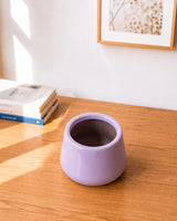 Glossy Round Ceramic Pot