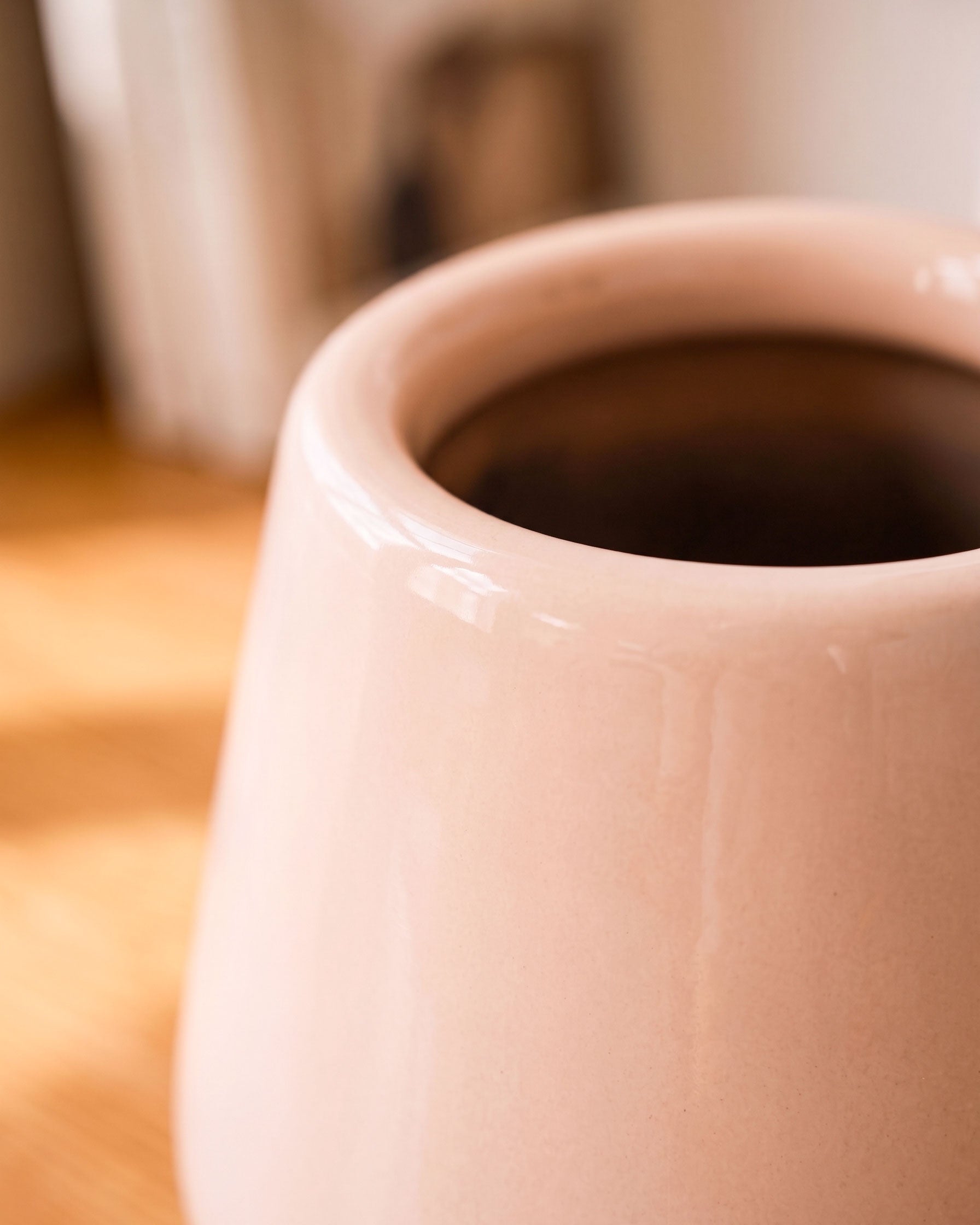 Glossy Minimal Ceramic Planter