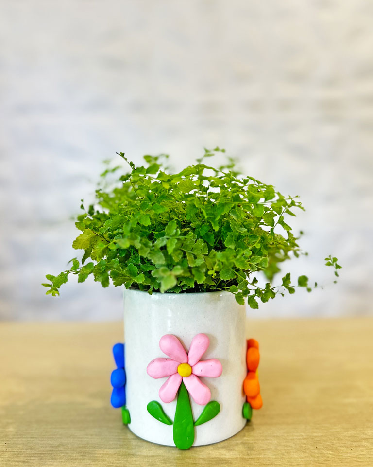 Flowers Handmade Ceramic Planter