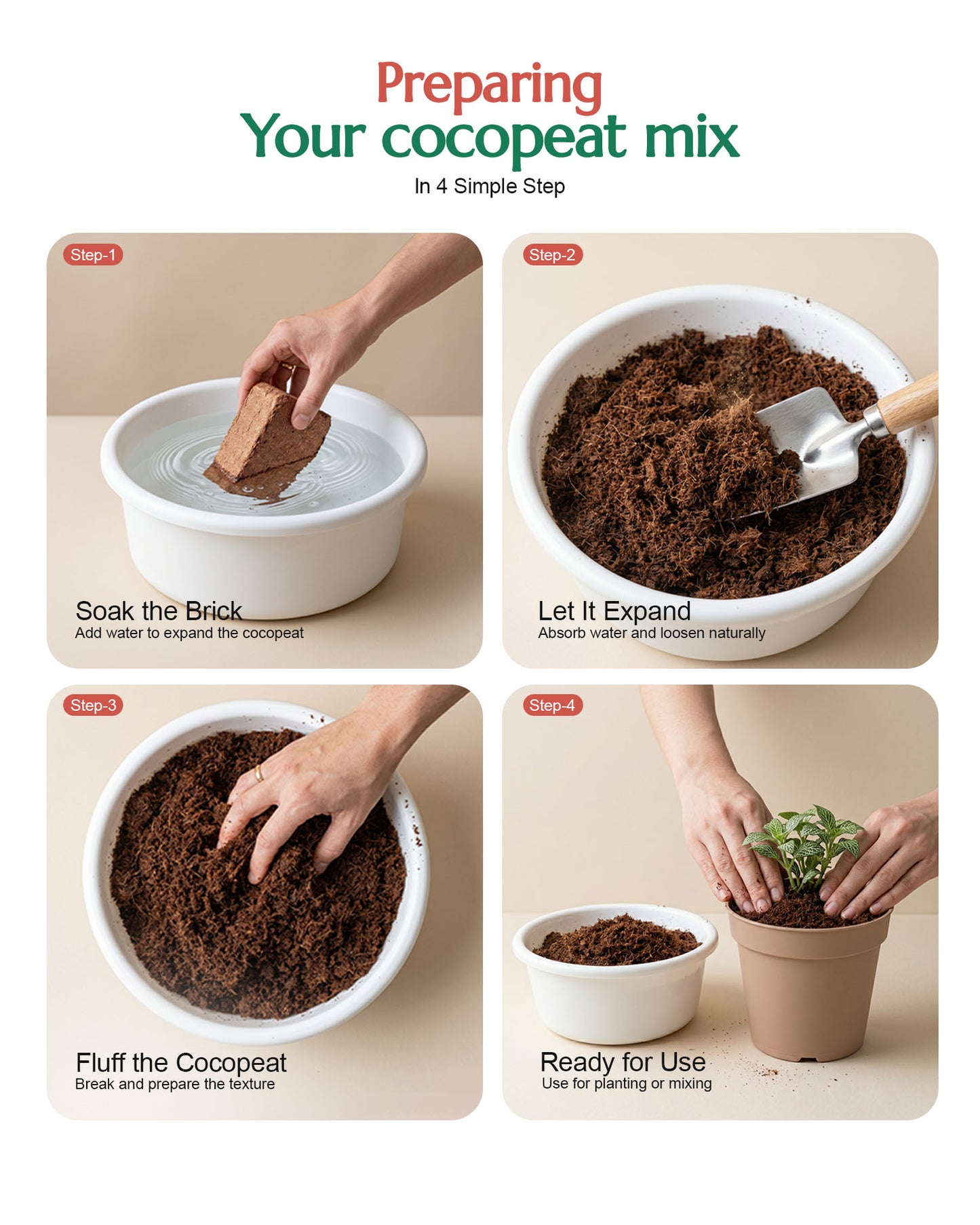 Cocopeat Block (~3 kg)