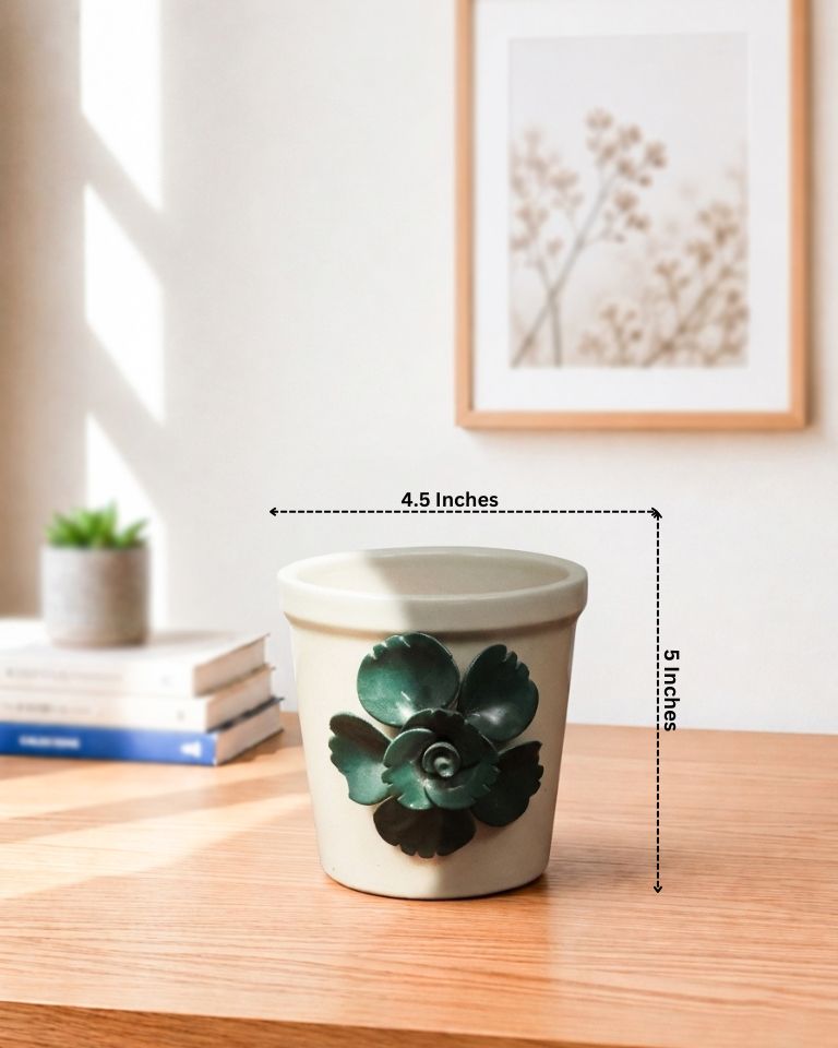 Flower Ceramic Pot