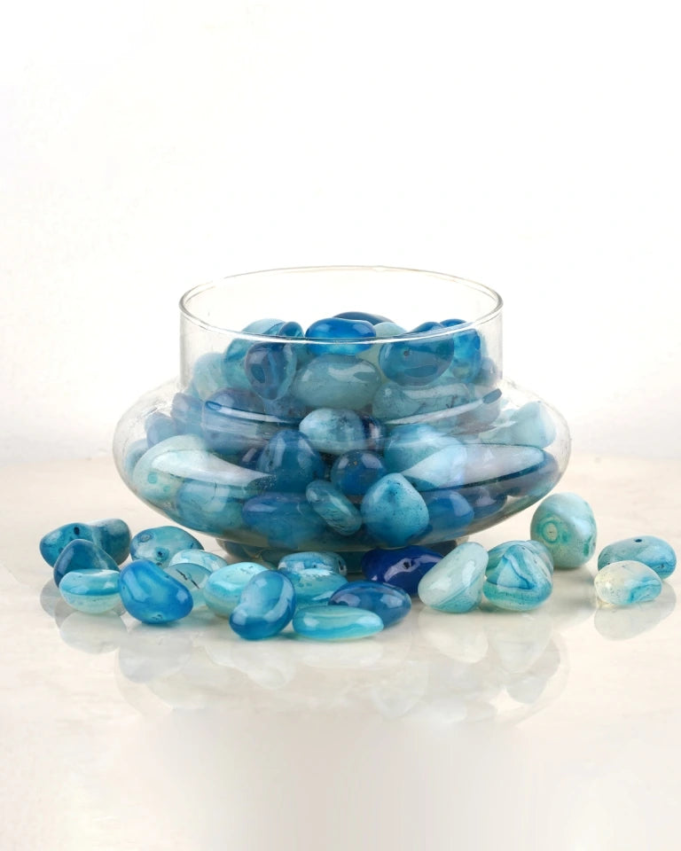 Blue Onyx Stones Medium, Stones for plants - Unlimited Greens
