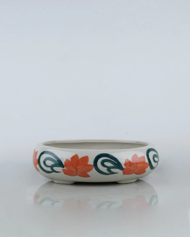 Bonsai Tray Flower Print - Unlimited Greens