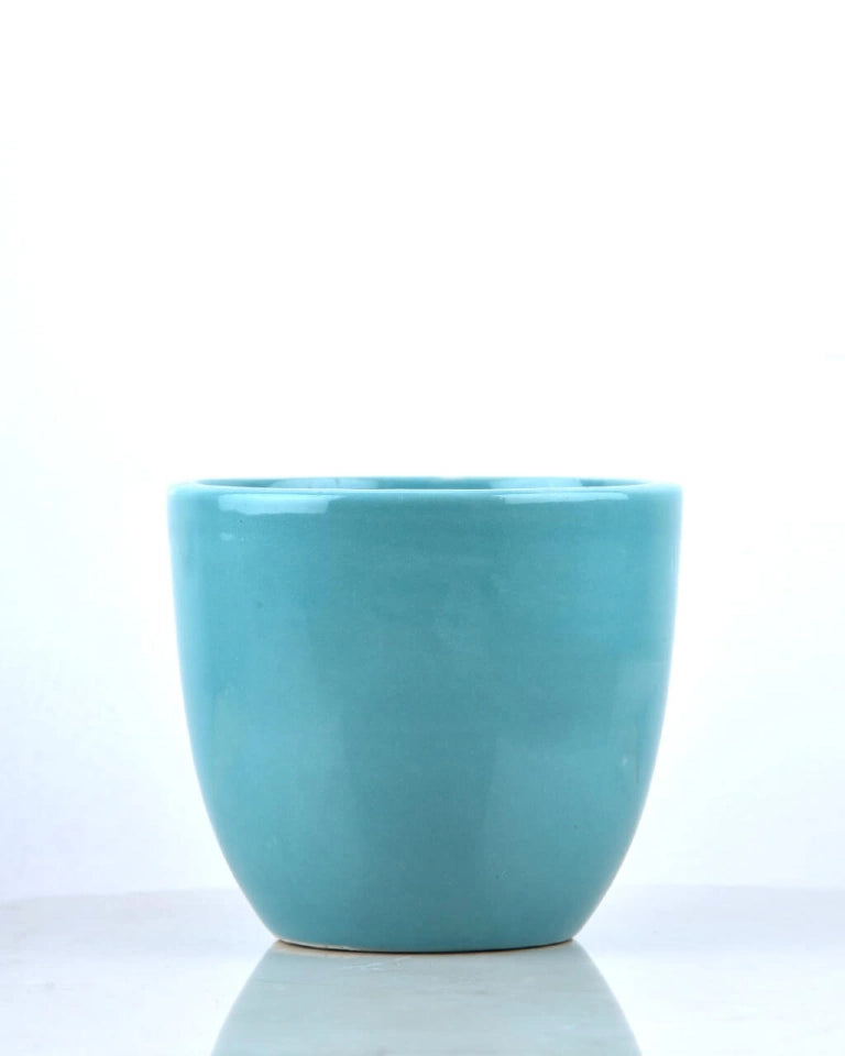 Ceramic Pot Aqua - Unlimited Greens