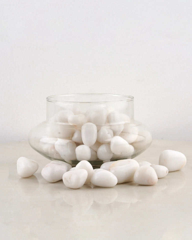 Pure White Stones - Unlimited Greens